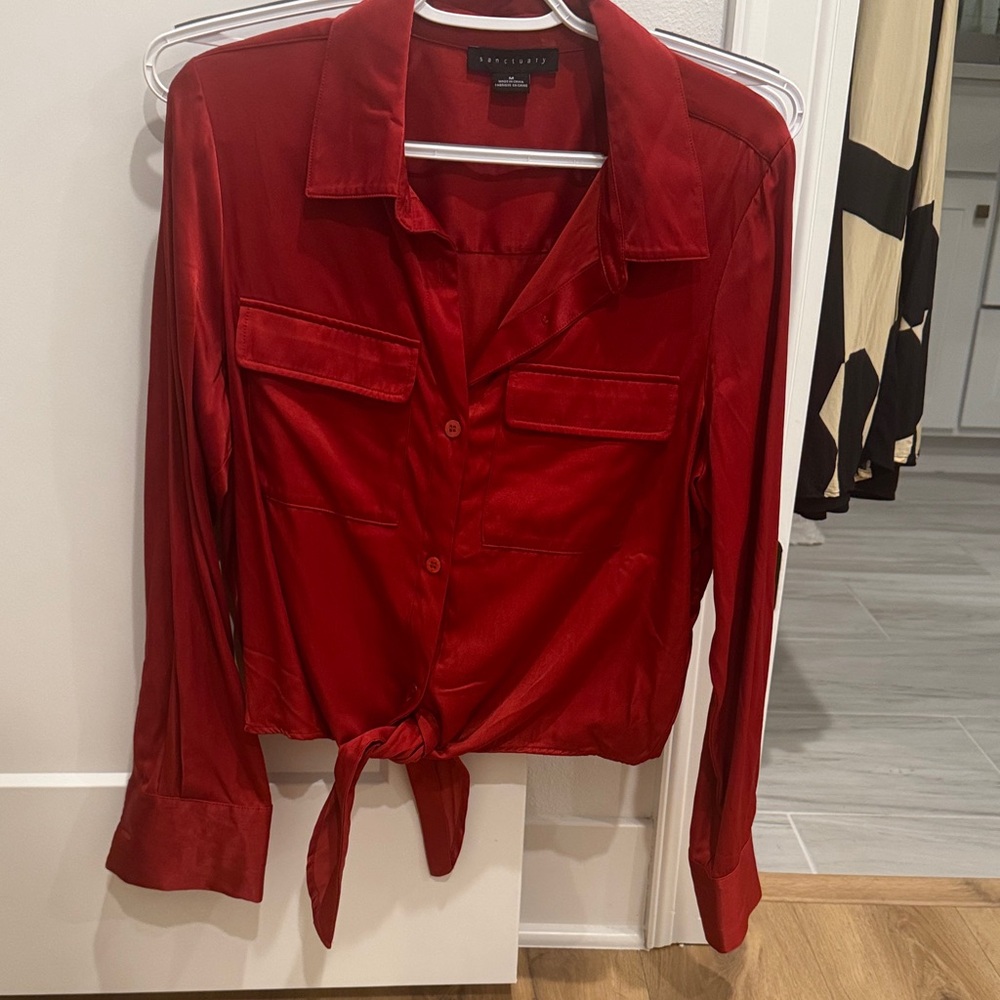 Sanctuary Vibrant Red Blouse